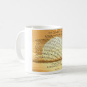 必要なものの詩のコーヒーMug=Dailyのインスピレーション コーヒーマグカップ (正面左)