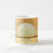 必要なものの詩のコーヒーMug=Dailyのインスピレーション コーヒーマグカップ (中央)