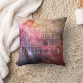 必要なものの詩の感動的な引用文の星雲の星雲 クッション (ブランケット)