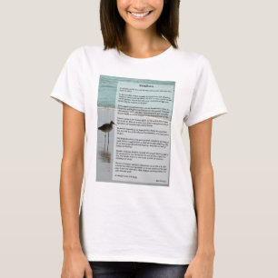 必要なものの詩-ビーチ場面のカモメ Tシャツ