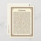 必要なものの郵便はがき ポストカード (正面/裏面)