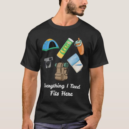 必要なものはこれだけ Tシャツ (正面)