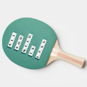 必要なものはすべて少ない、ミニマリスト 卓球ラケット (横)