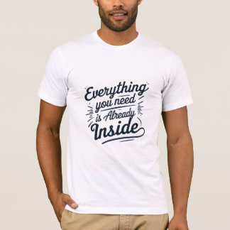 必要なものはすべて既に含まれている Tシャツ