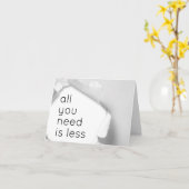 必要なものは少ない カード (黄色い花)