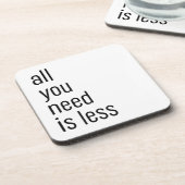 必要なものは少ない コースター (左側)