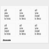 必要なものは少ない スクエアシール (シート)