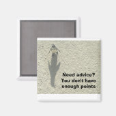 必要なアドバイスなし マグネット (正面/裏面)