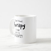 必要なセラピーは絵を描 コーヒーマグカップ (正面左)
