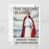 必要なナース ポストカード (正面/裏面)