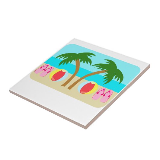 必要なビーチ タイル (側面)