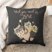 必要なフクロウは愛 クッション (ブランケット)