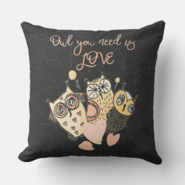 必要なフクロウは愛 クッション