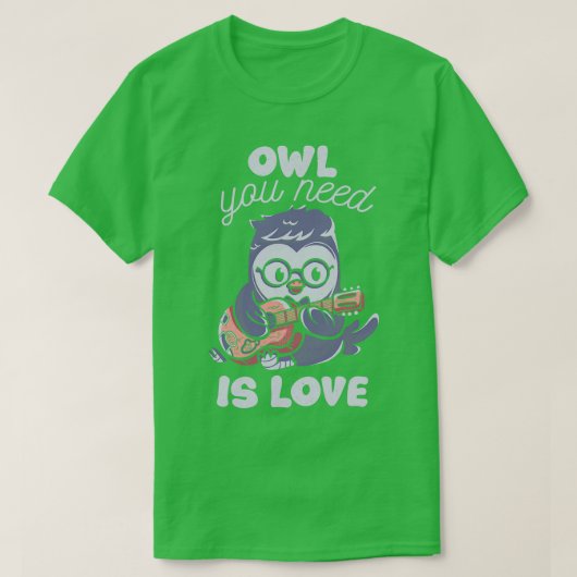 必要なフクロウはTobe Fonsecaの愛 Tシャツ (デザイン正面)