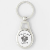 必要なフクロウ キーホルダー (正面)