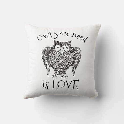 必要なフクロウ クッション (裏面)