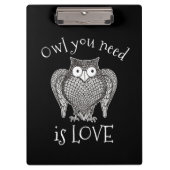 必要なフクロウ クリップボード (正面)