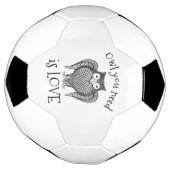 必要なフクロウ サッカーボール (回転)