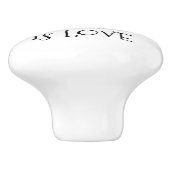 必要なフクロウ セラミックノブ (側面)