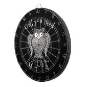 必要なフクロウ ダーツボード (正面右)