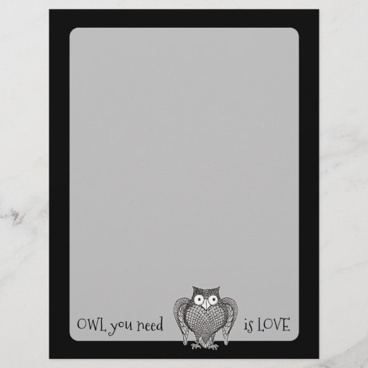 必要なフクロウ チラシ (正面)