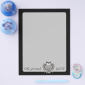 必要なフクロウ チラシ (シングル)