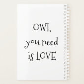 必要なフクロウ プランナー手帳 (裏面)