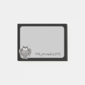 必要なフクロウ ポストイット (正面)