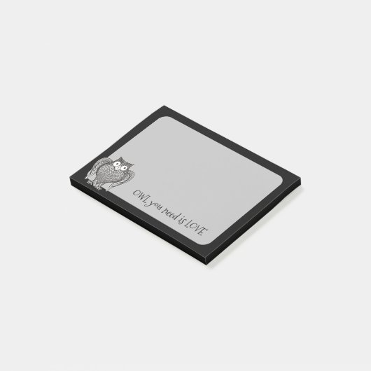 必要なフクロウ ポストイット (アングル)