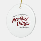 必要な事 セラミックオーナメント (左)