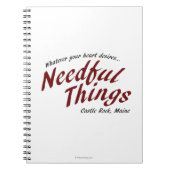 必要な事 ノートブック (正面)