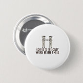 必要な仕事はコーヒーだけクラシックだ 缶バッジ (正面&裏面)
