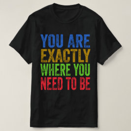 必要な場所にきています 名言 Tシャツ