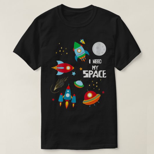 必要な女性宇宙おもしろい科学またはサイエンスフィクションVNec Tシャツ (デザイン正面)