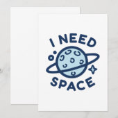 必要な宇宙 サンキューカード (正面/裏面)