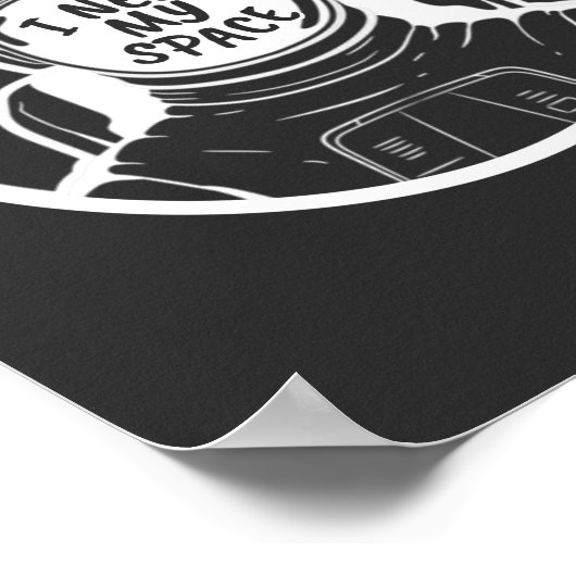 必要な宇宙 ポスター (角)