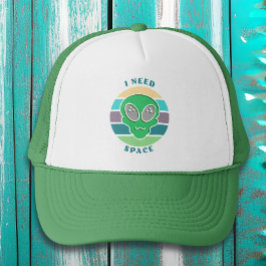 必要な宇宙 |ヴィンテージおもしろいエイリアンプン キャップ