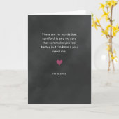 必要な時は私がここにいるよカード カード (黄色い花)