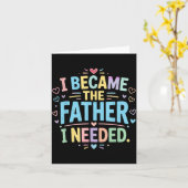 必要な父になった 父の日 Dad お父さん カード (黄色い花)