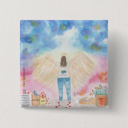 必要な特別な近隣ノードのピン 缶バッジ (正面)