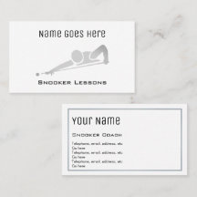 "必要な"スヌーカーの名刺