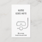 "必要な"ダイビングのインストラクターの名刺 名刺 (正面)