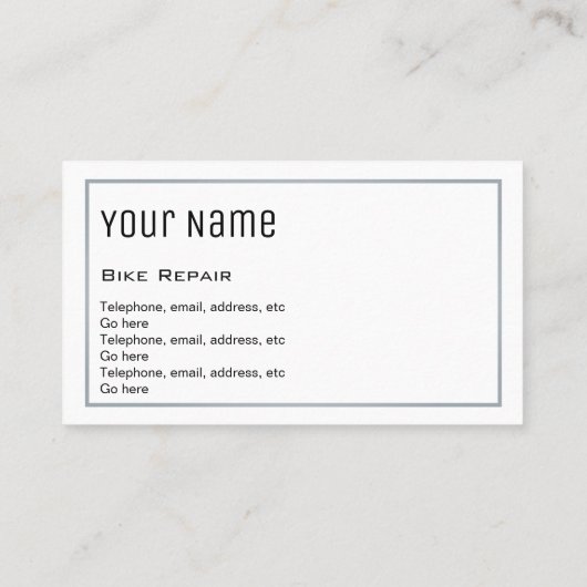 "必要な"バイク修理名刺 名刺 (裏面)