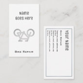 "必要な"バイク修理名刺 名刺 (正面/裏面)