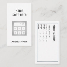 "必要な"会計士の名刺 名刺