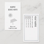 "必要な"太陽のな名刺 名刺 (正面/裏面)