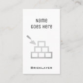 "必要な"煉瓦工の名刺 名刺 (正面)