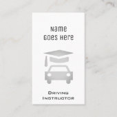 "必要な"運転インストラクターの名刺 名刺 (正面)