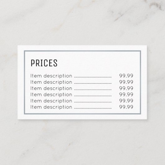 "必要な"電気器具修理正札 名刺 (裏面)