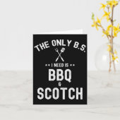 必要なBはBBQとスコッチだけ Funny Grill R カード (黄色い花)